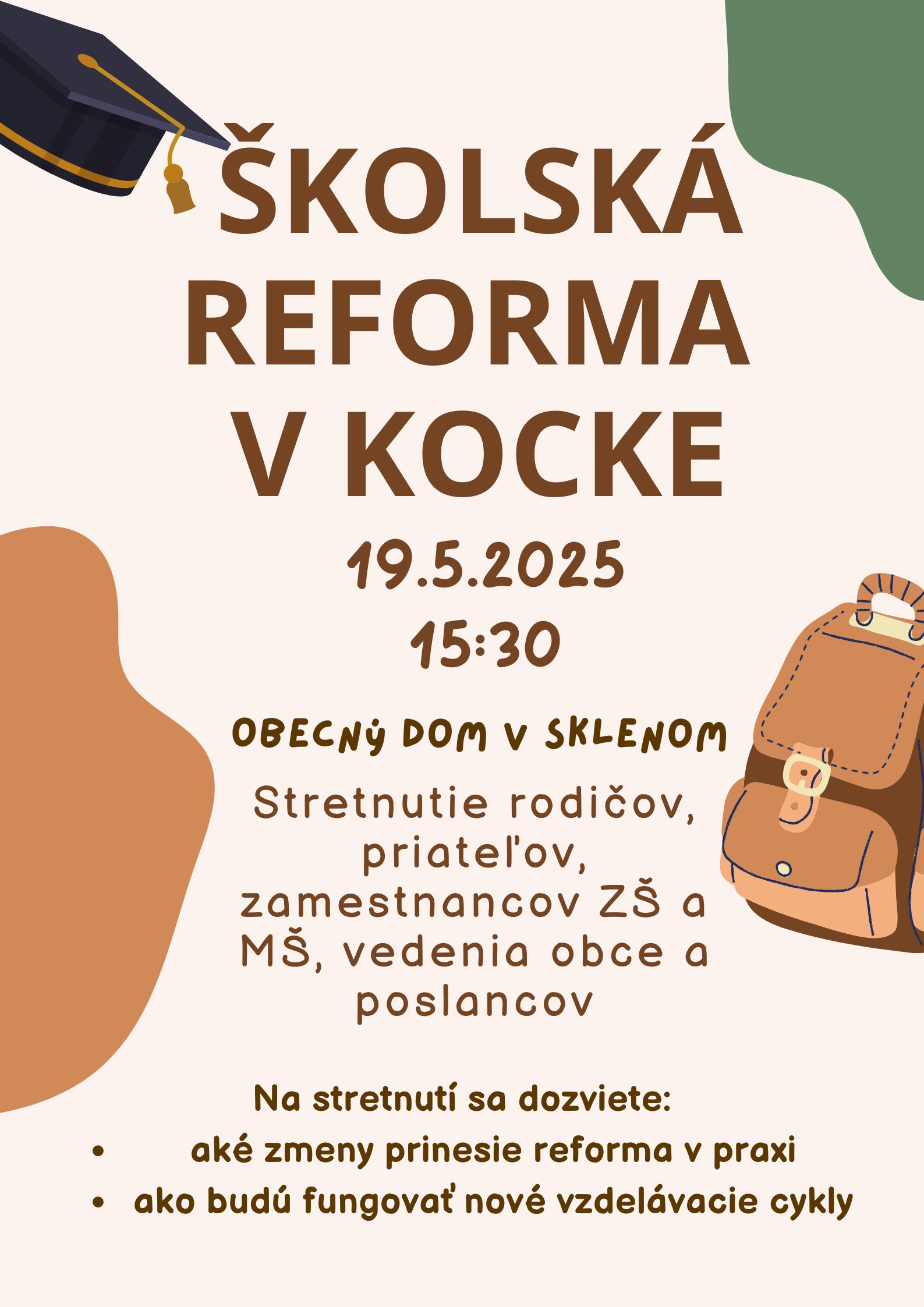 Diskusia- Školská reforma v kocke